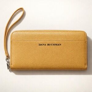 NWOT Dana Buchman Soft Girl Boho Minimalist Wristlet Wallet Clutch